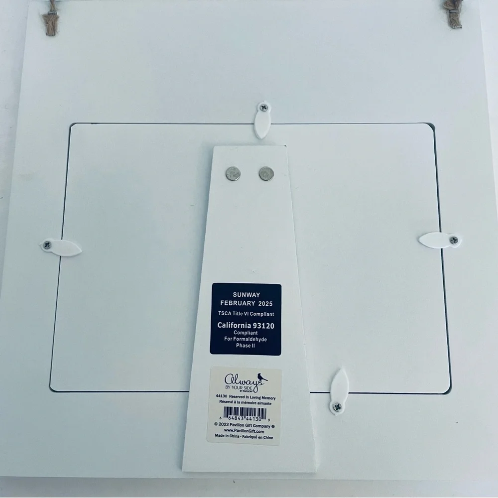 Pavilion gift company Reserved In Loving Memory Reserved Seat Photo Frame NWT